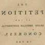 小册子, 大美洲大陆会议的请愿书, 敬国王陛下, (波士顿, 1774)