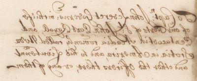 Detail of Instructions from Oliver Cromwell to John Leverett (written by James Nutley), 26 September 1656